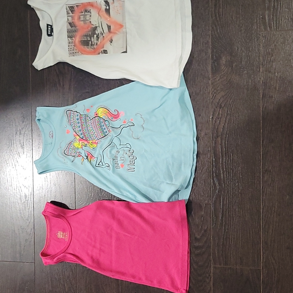 5 girls tank tops size 6/6x